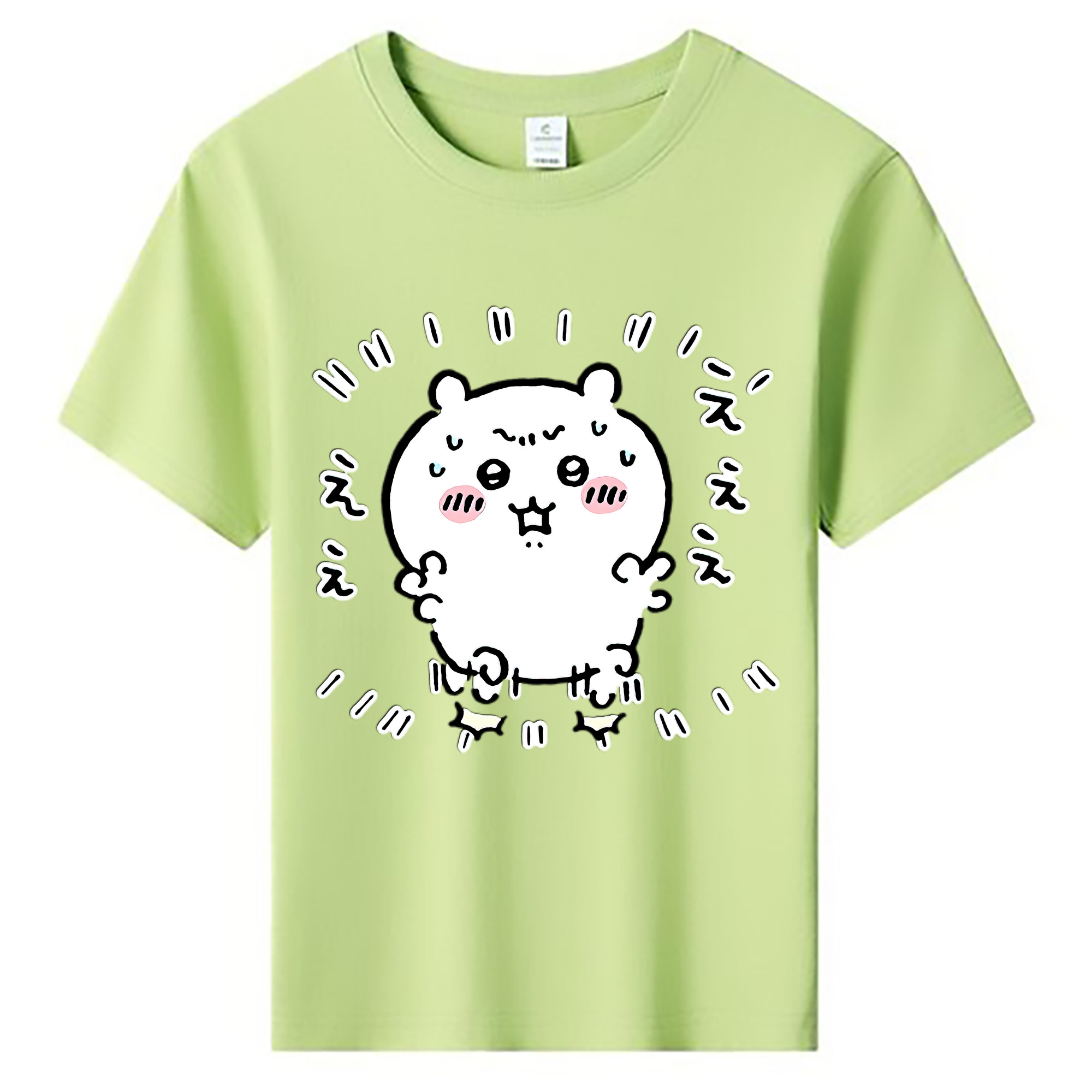 （画像用） ちいかわ ちいかわ Chii-kawa chiikawa 綿100％キッズTシャツ（フロントプリント）